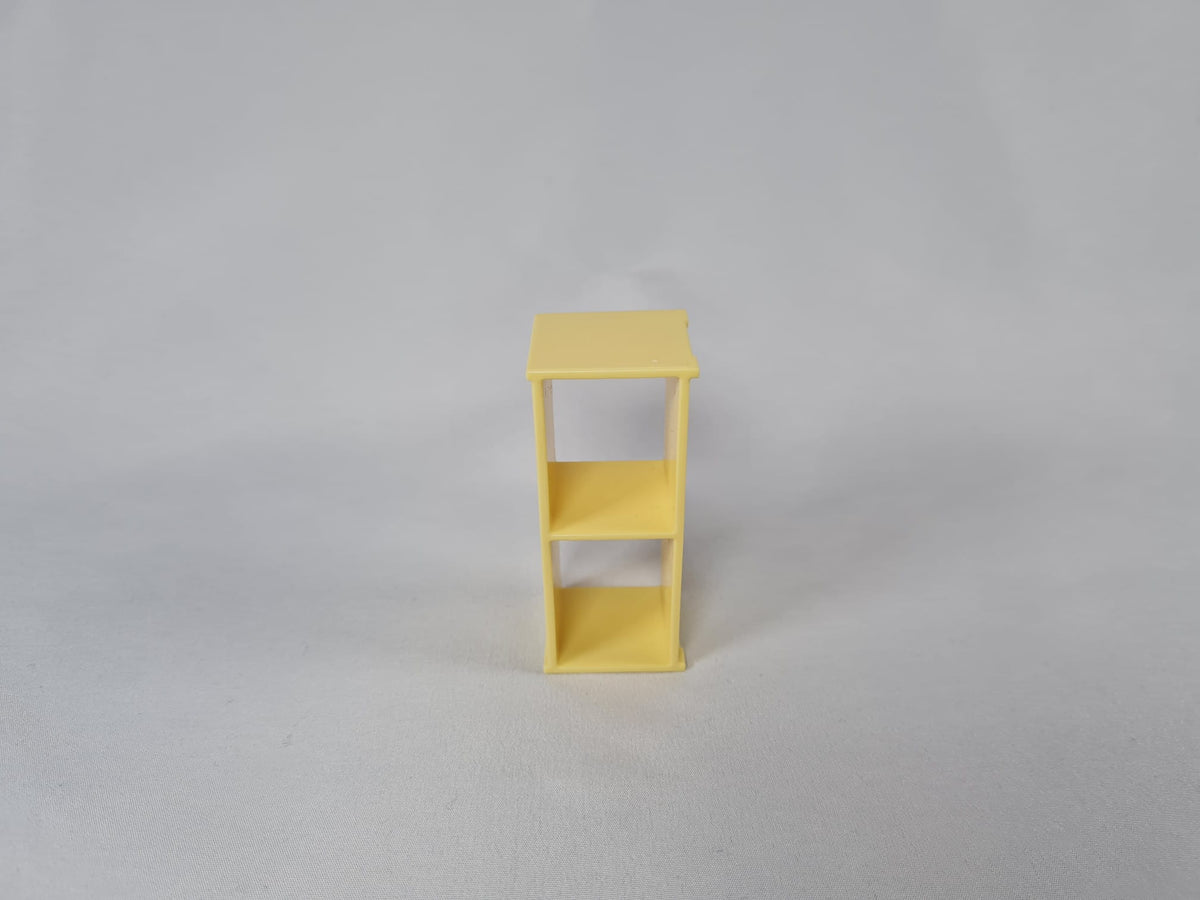 Playmobil Regal gelb 2 Fächer - Wohnzimmer - Zubehör - 0473
