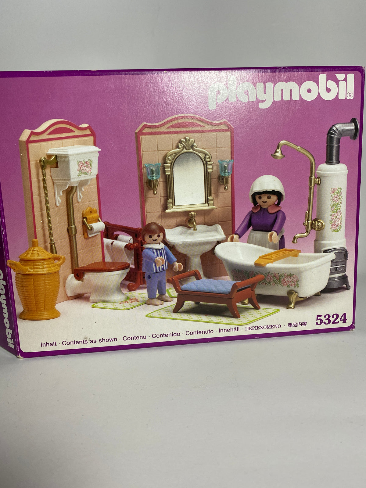 Playmobil Badezimmer - rosa Serie - Nostalgie - 5324