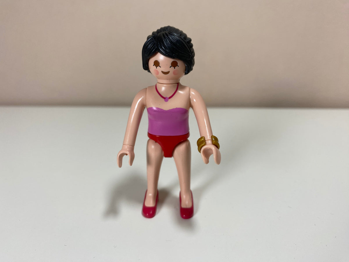 Playmobil Frau mit Schminktisch - Kleiderpuppe - 2x Kleider - 0433