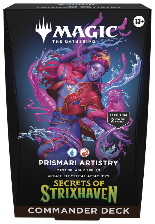 Magic the Gathering - Secrets of Strixhaven - Commander-Deck Prismari Artistry - englisch