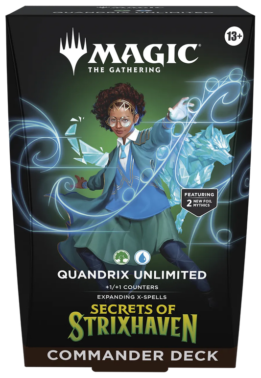 Magic the Gathering - Secrets of Strixhaven - Commander-Deck Quandrix Unlimited - englisch