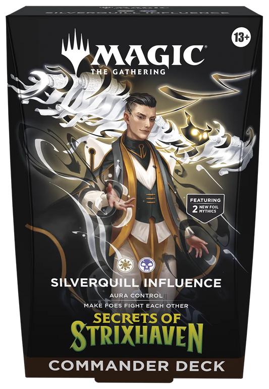 Magic the Gathering - Secrets of Strixhaven - Commander-Deck Silverquill Influence - englisch