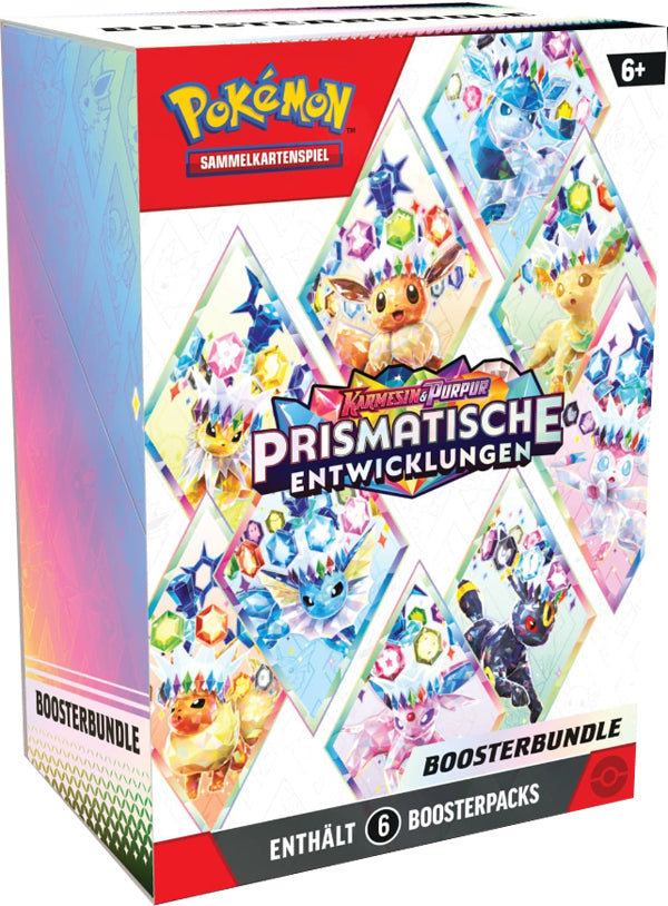 Pokémon Karmesin & Purpur - Prismatische Entwicklungen - Booster Bundle - deutsch