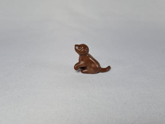 Playmobil Welpe sitzend - Hund - Tier - 0443