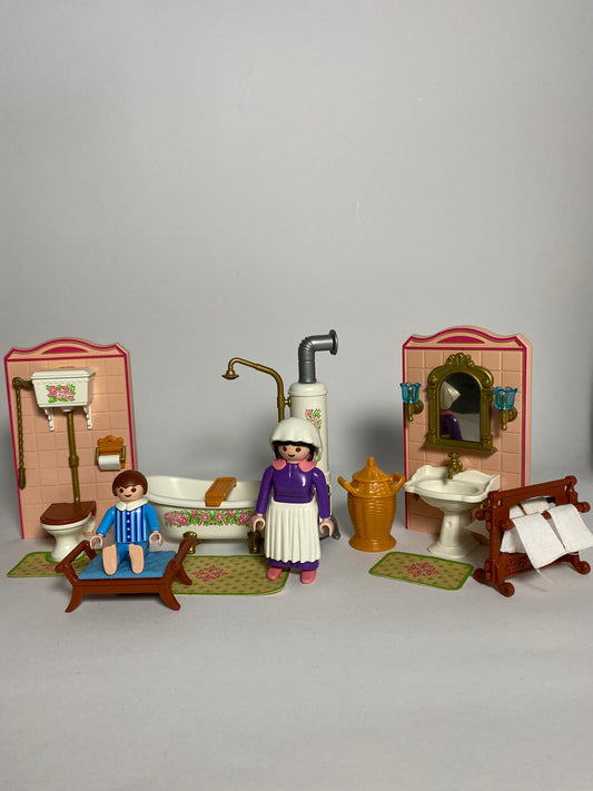 Playmobil Badezimmer - rosa Serie - Nostalgie - 5324