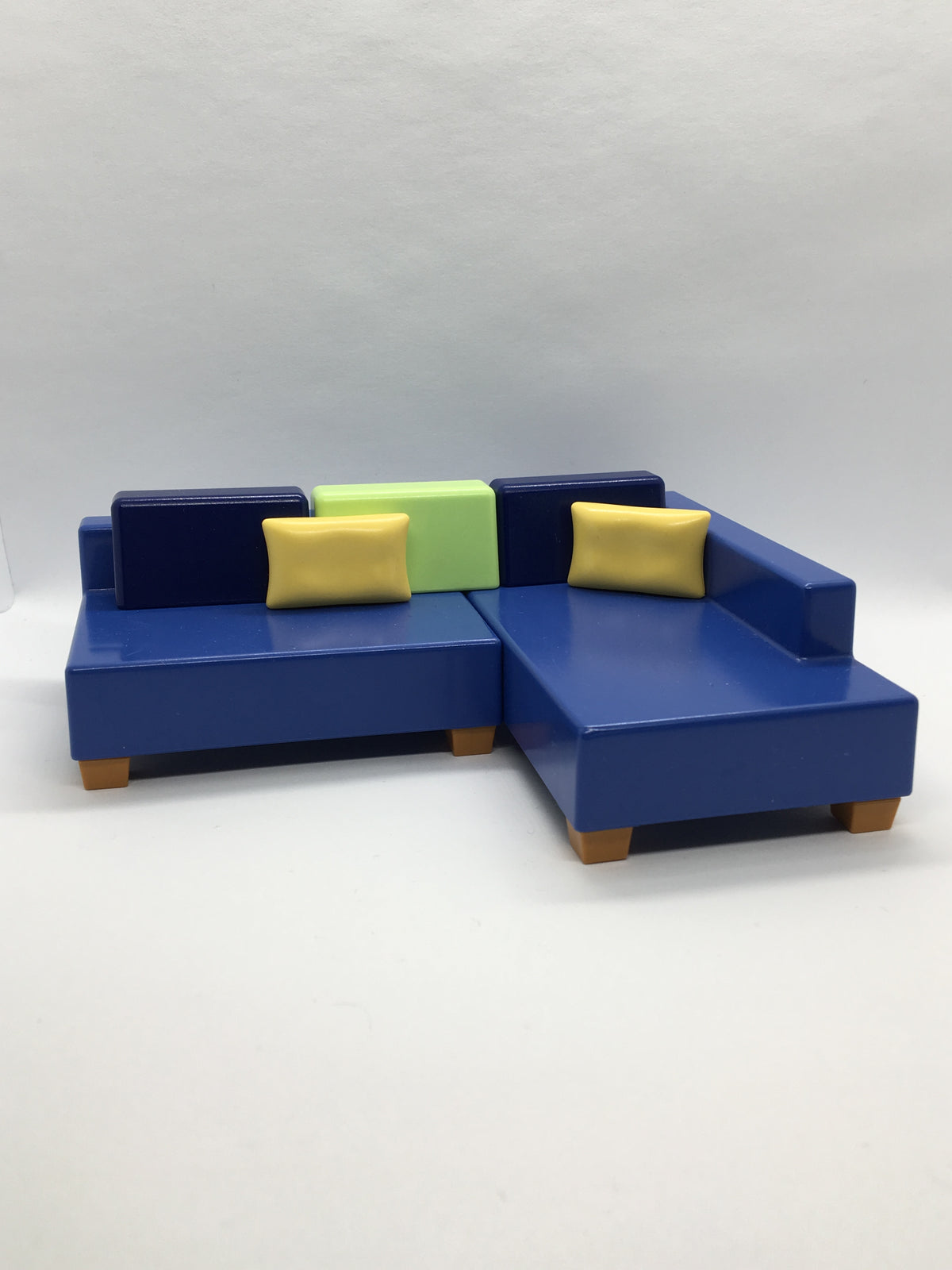 Playmobil Couch - Ecksofa - dunkel blau - C0881