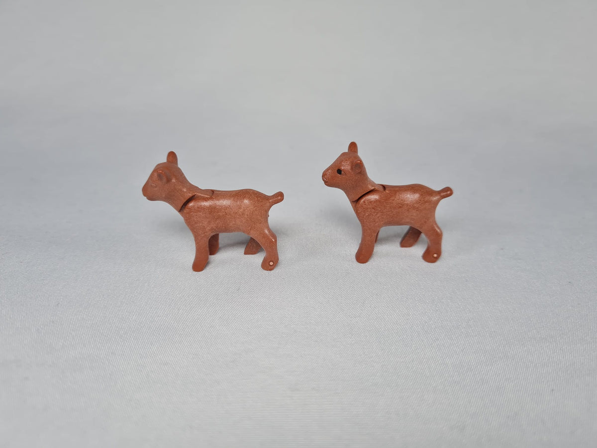 Playmobil 2x kleine Ziegen - Bauernhof  - Tier - Ersatzteil - Zubehör - 0444