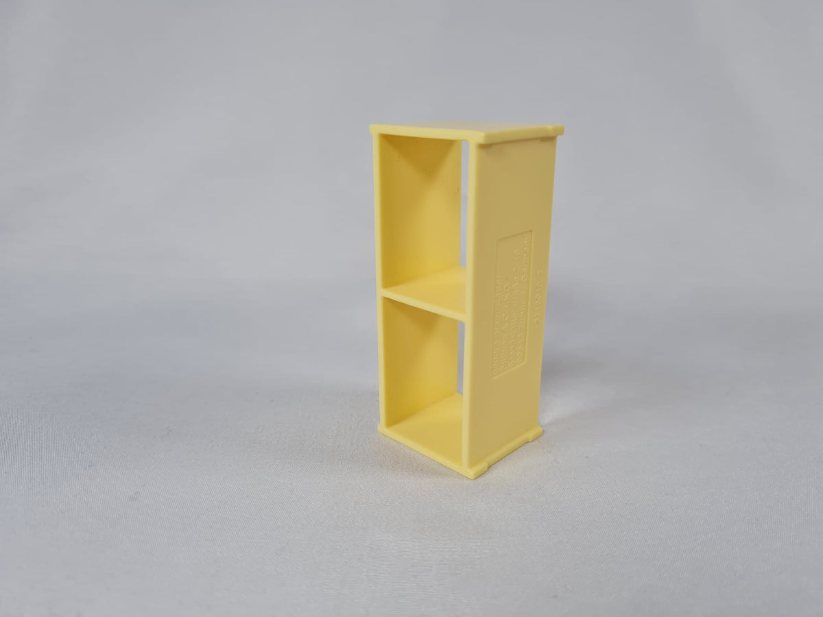 Playmobil Regal gelb 2 Fächer - Wohnzimmer - Zubehör - 0473
