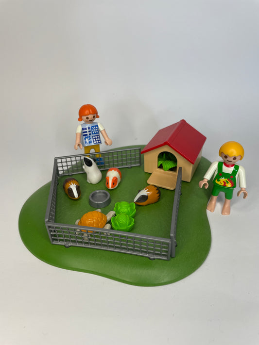 Playmobil Kinder Meerschweinchengehege - B0183