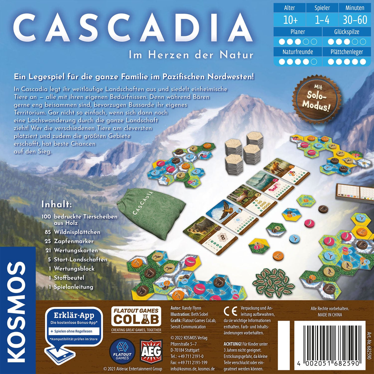 Kosmos - Cascadia (Spiel des Jahres 2022)