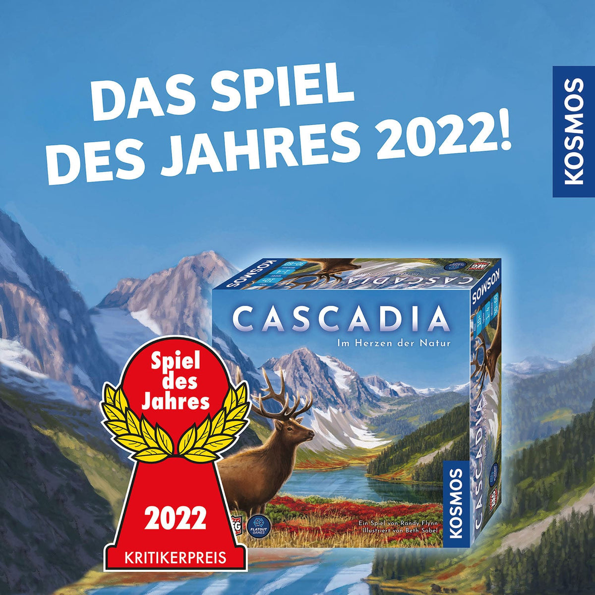 Kosmos - Cascadia (Spiel des Jahres 2022)