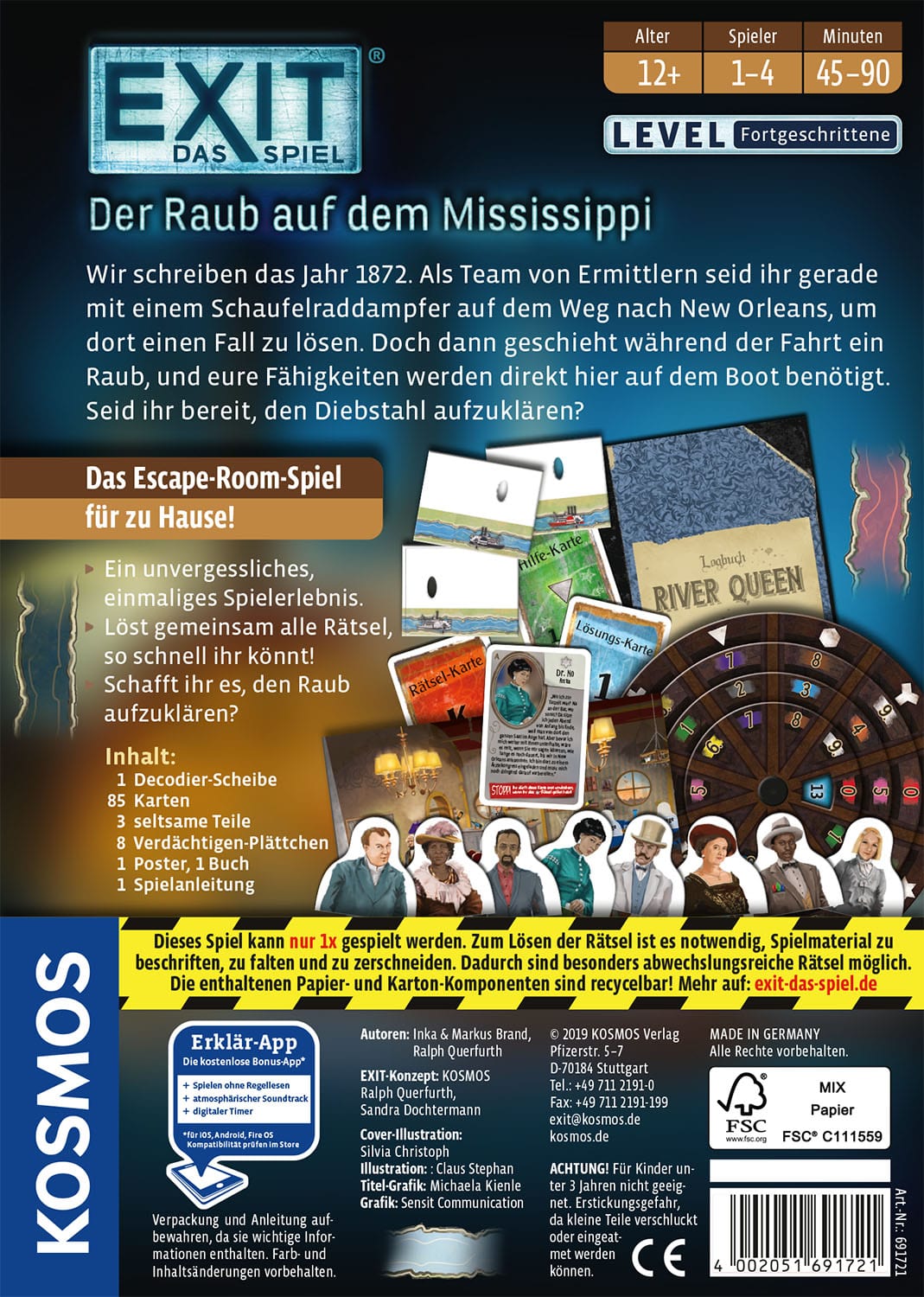Kosmos - EXIT – Das Spiel: Der Raub auf dem Mississippi