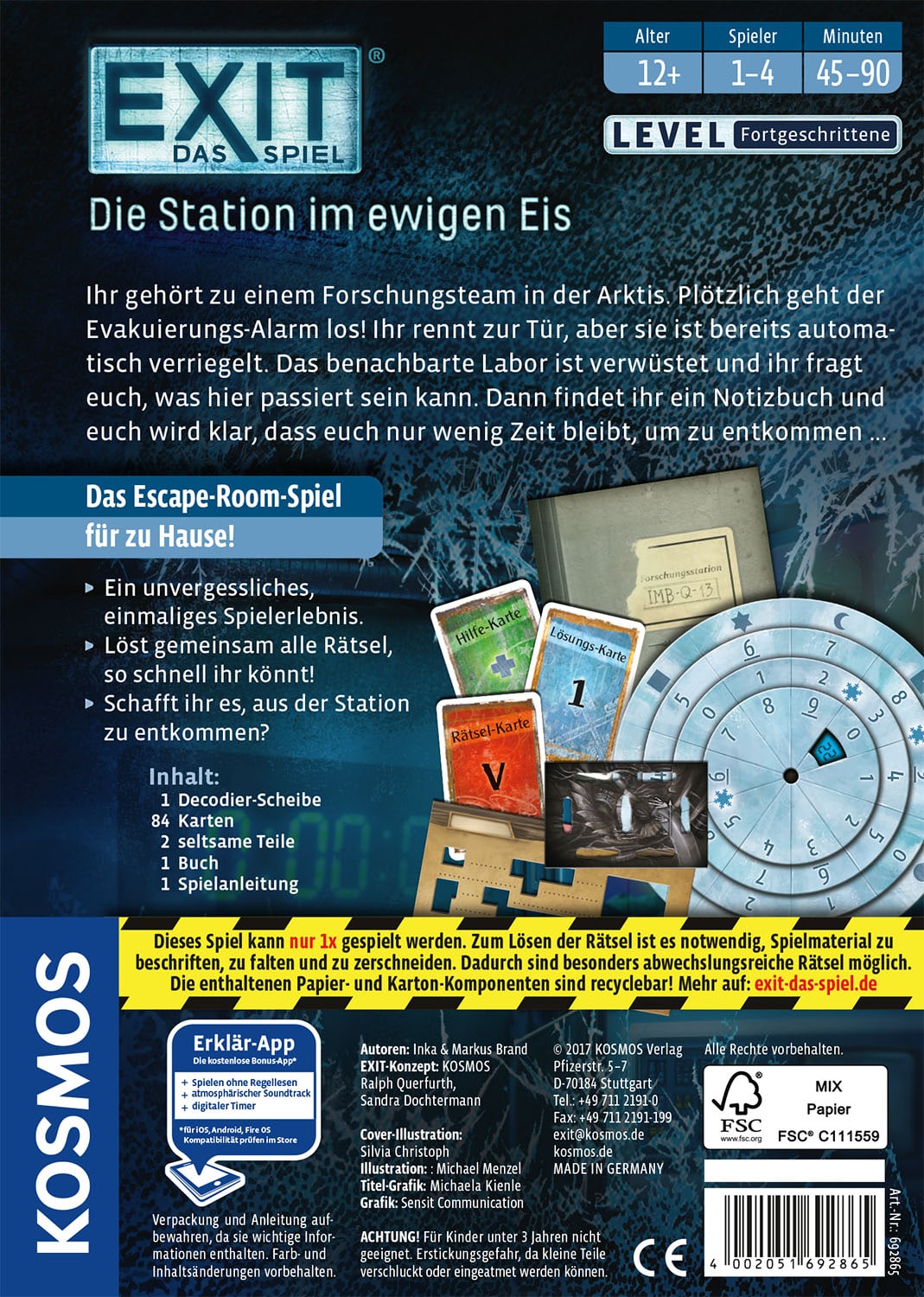 Kosmos - EXIT – Das Spiel: Die Station im ewigen Eis