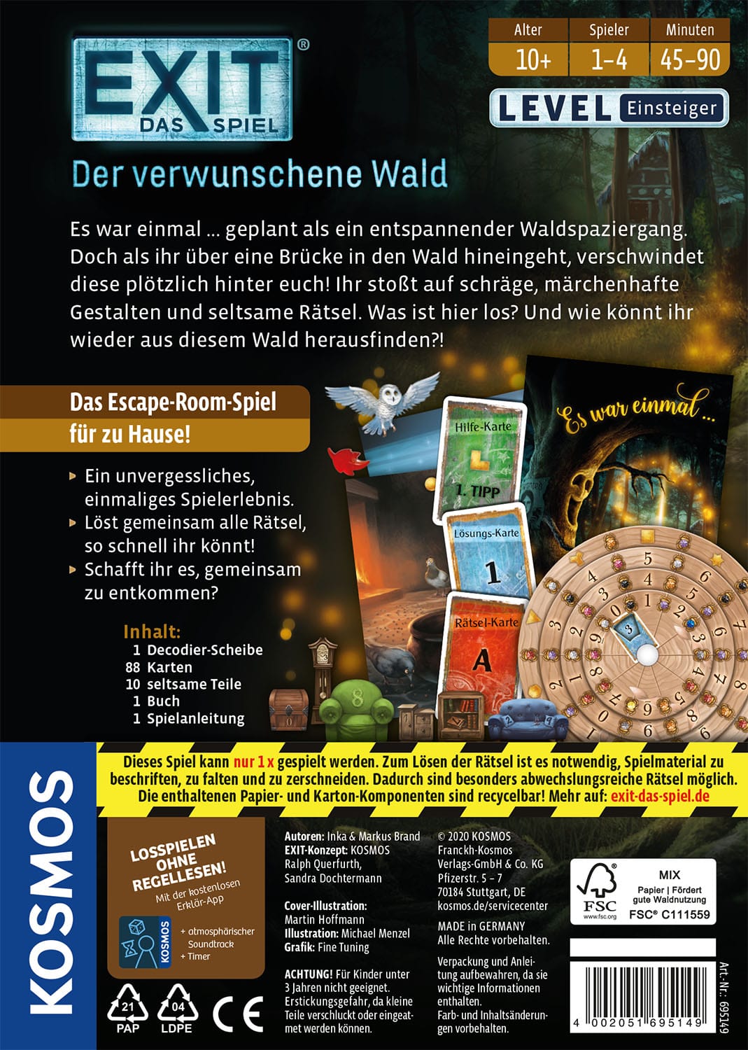 Kosmos - EXIT – Das Spiel: Der verwunschene Wald