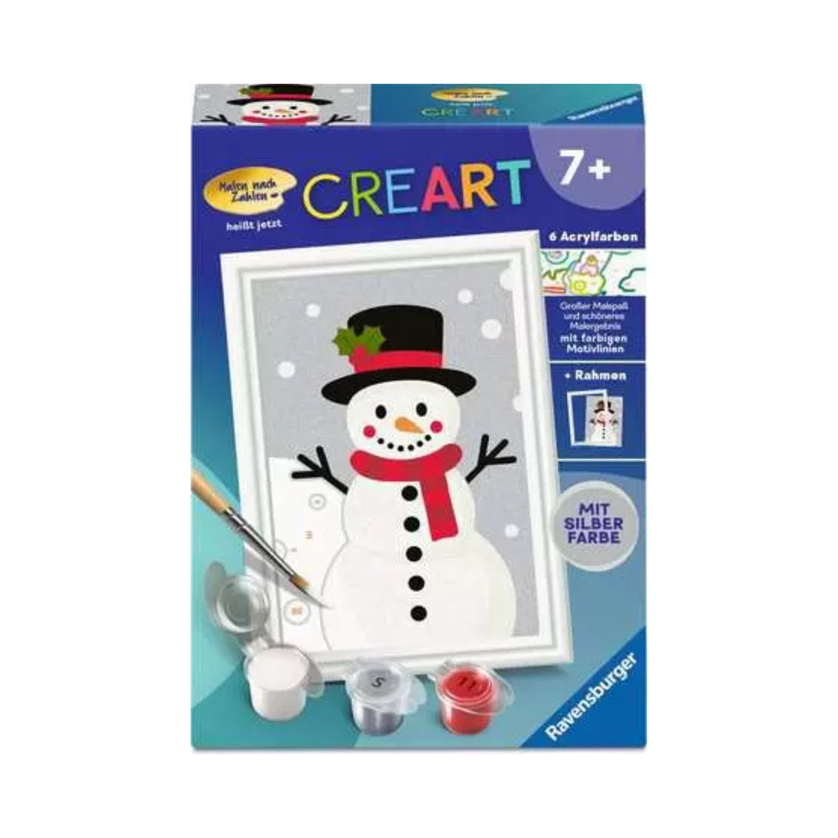 Ravensburger - CREART - Malen nach Zahlen - Schneemann Snowy