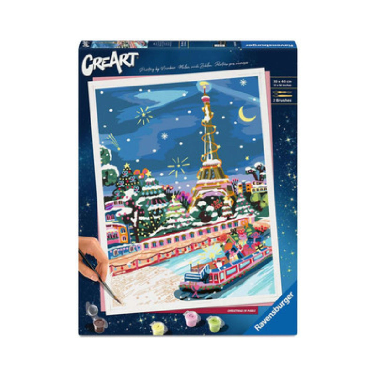 Ravensburger - CREART - Malen nach Zahlen - Weihnachten in Paris