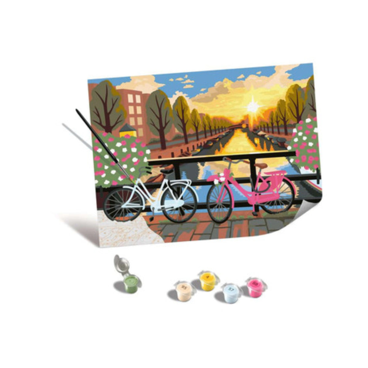 Ravensburger - CREART - Malen nach Zahlen - Amsterdam zum Sonnenuntergang