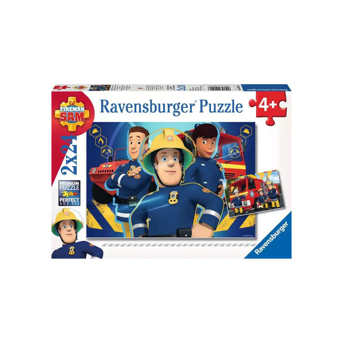 Ravensburger - Feuerwehrmann Sam: Sam hilft dir in der Not - Kinderpuzzle - 2x24 Teile