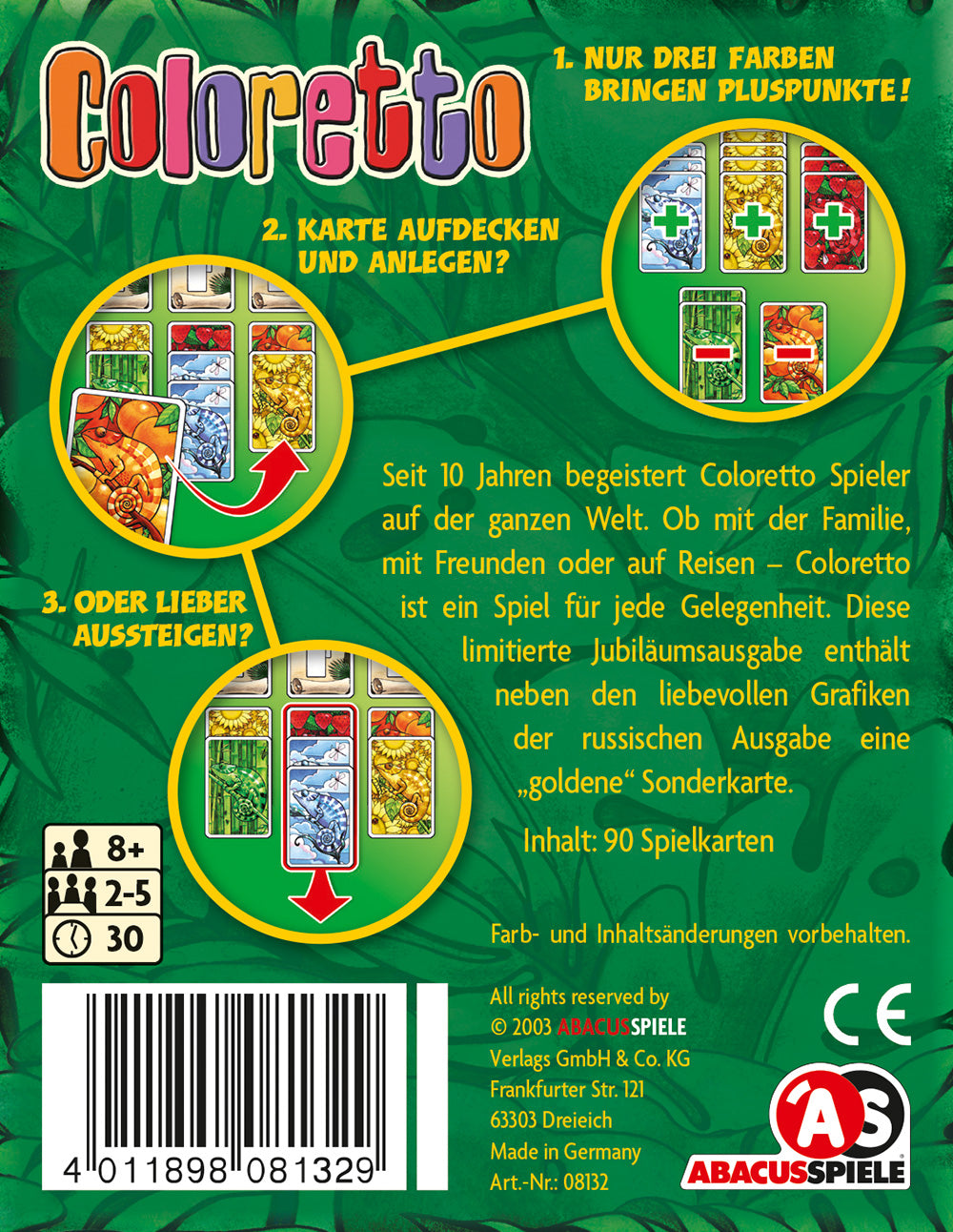 ABACUSSPIELE - Coloretto