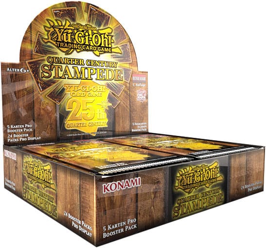 Yu-Gi-Oh! TCG - Quarter Century Stampede - Booster Display (24 Booster) - englisch