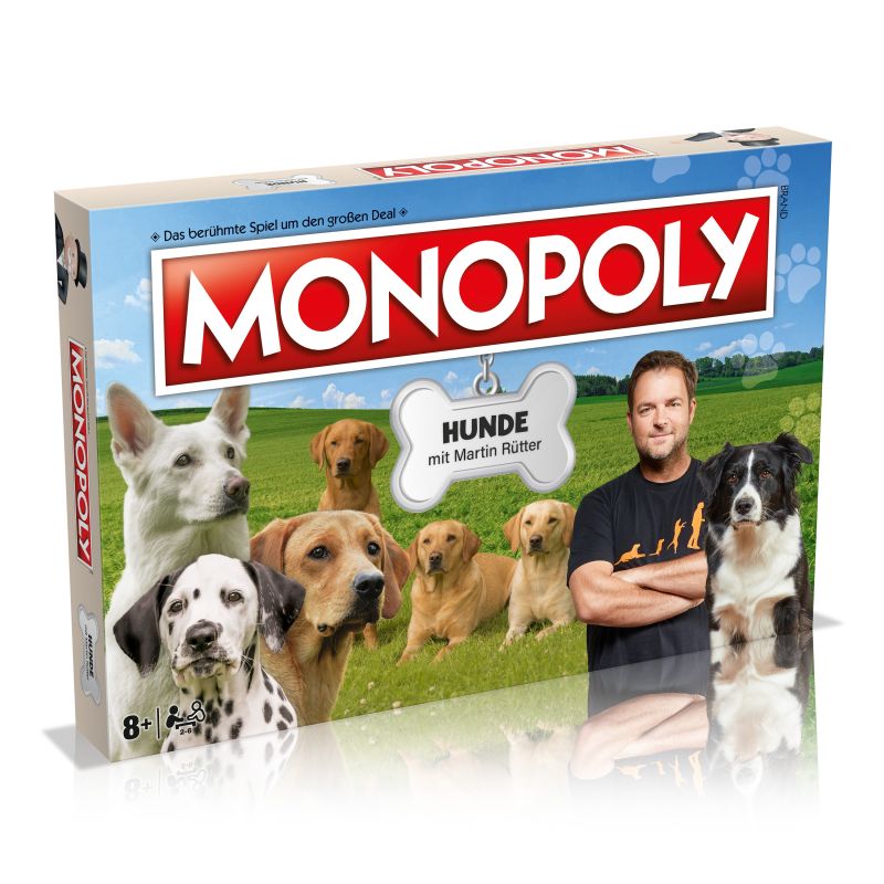 Winning Moves - Monopoly: Hunde - mit Martin Rütter