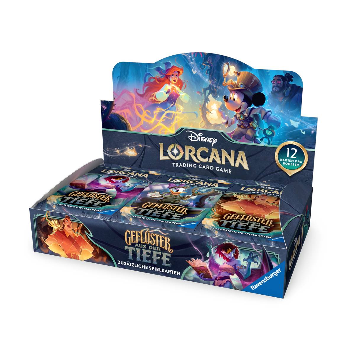 Disney Lorcana TCG - Geflüster aus der Tiefe - Booster Display (24 Booster) - DE
