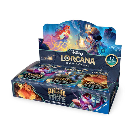 Disney Lorcana TCG - Geflüster aus der Tiefe - Booster Display (24 Booster) - DE