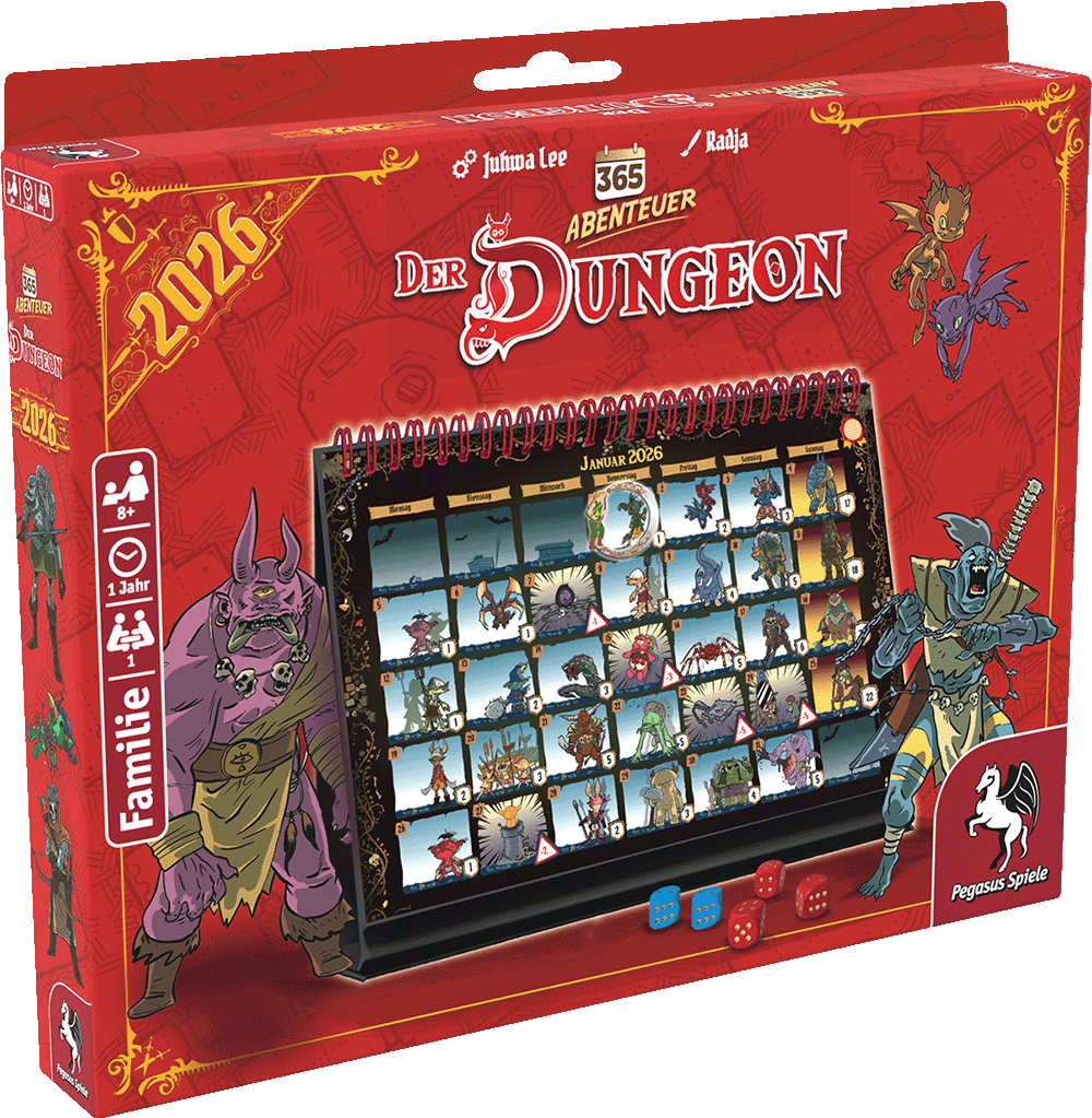 Pegasus - 365 Abenteuer: Der Dungeon [Edition 2026] - DE