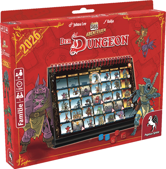 Pegasus - 365 Abenteuer: Der Dungeon [Edition 2026] - DE