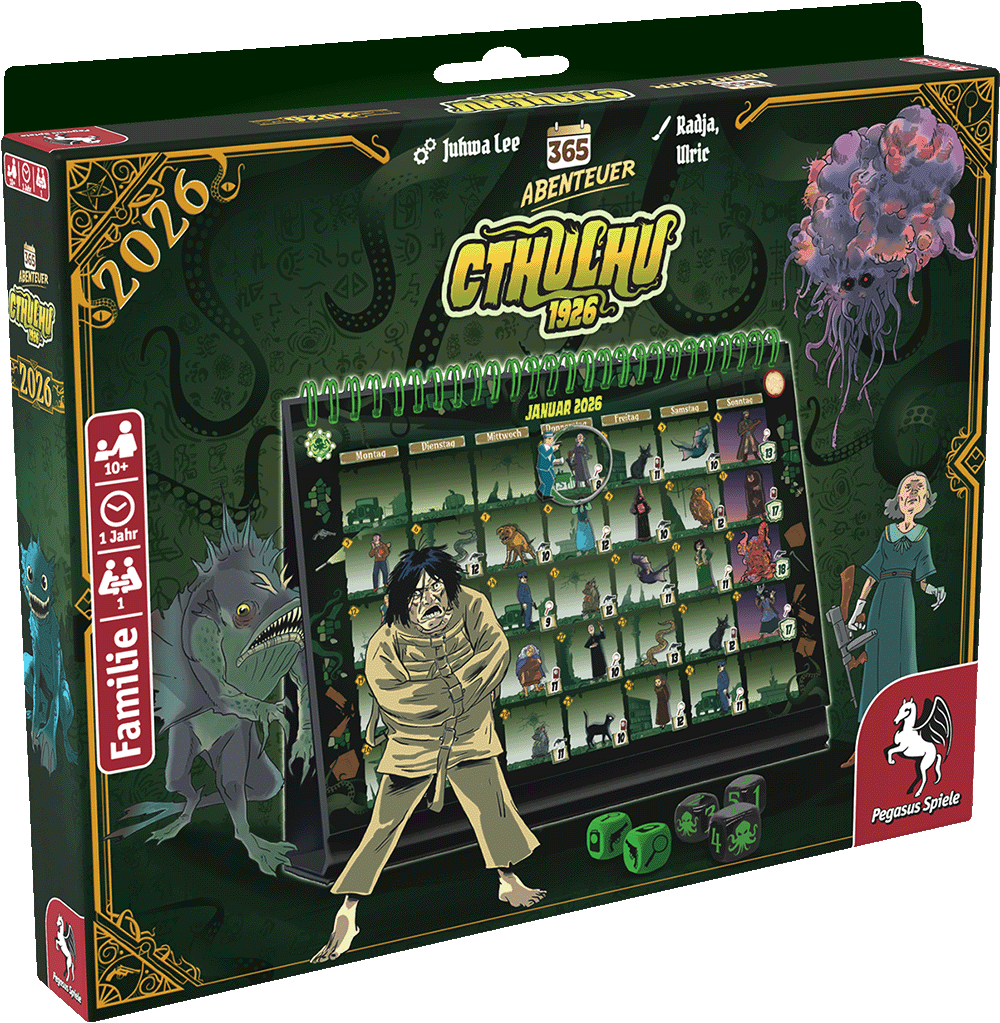 Pegasus - 365 Abenteuer: Cthulhu 1926 [Edition 2026] - DE
