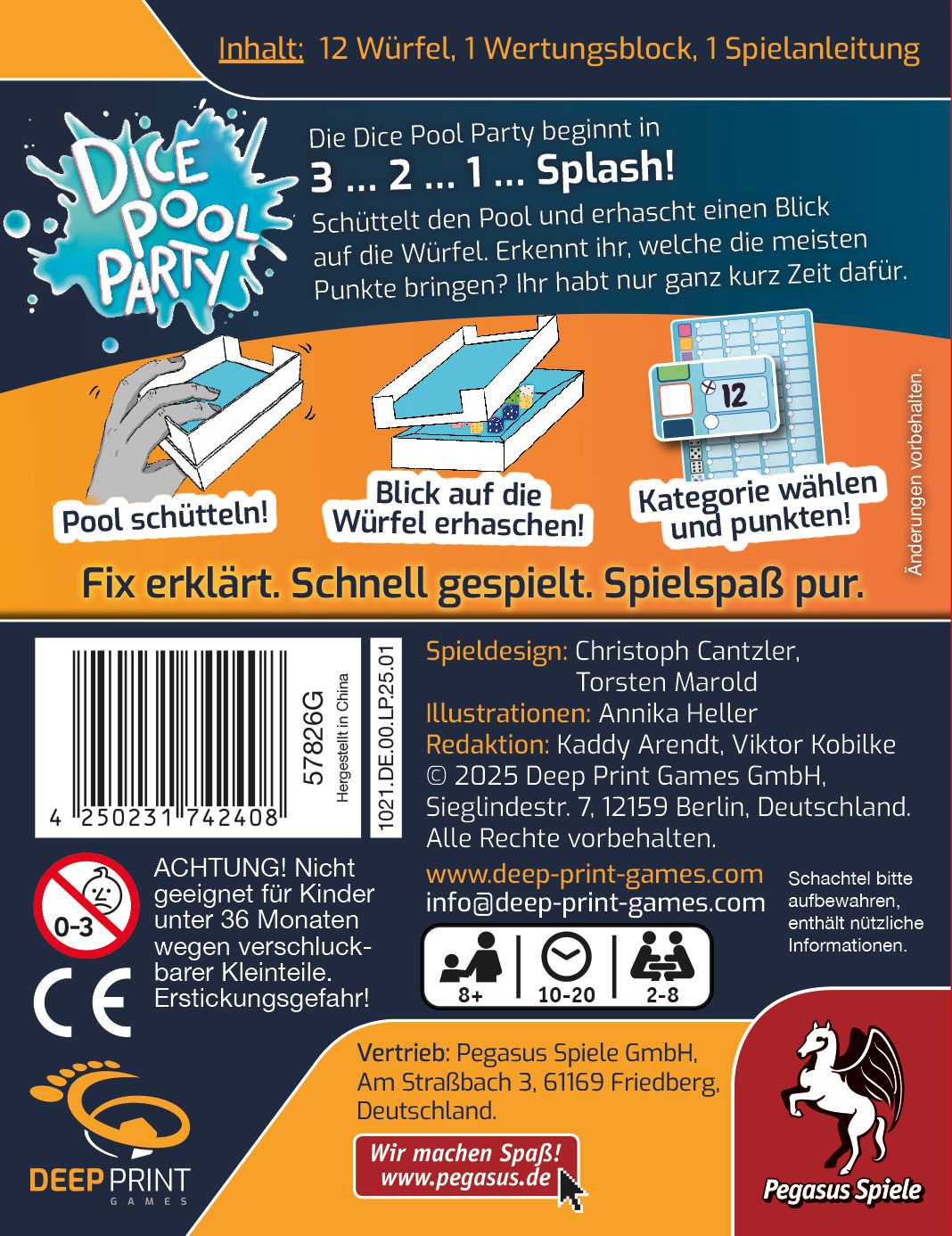 Pegasus - Dice Pool Party (Deep Print Games)