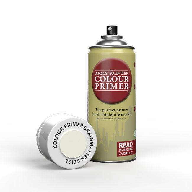 Army Painter Colour Primer: Brainmatter Beige (400ml)