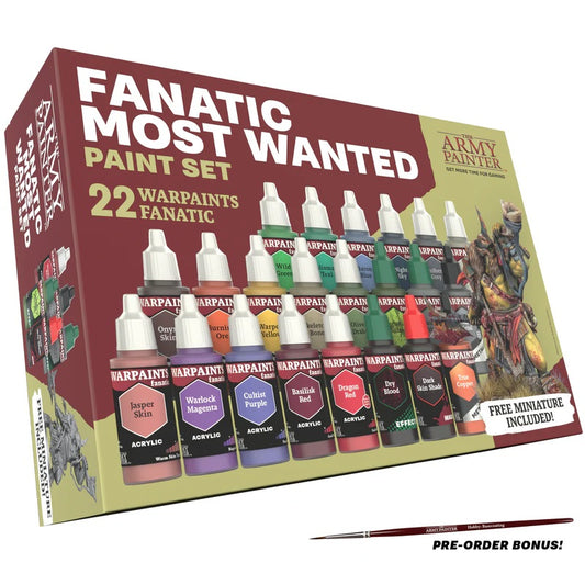Army Painter – Warpaints Fanatic: Most Wanted Paint Set