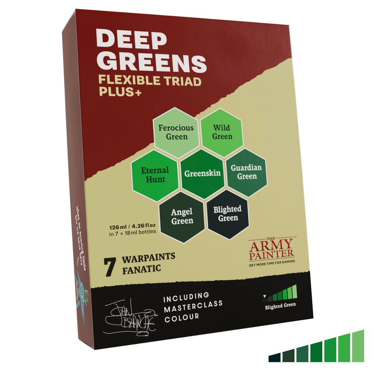 Army Painter - Warpaints Fanatic: Deep Greens Flexible Triad Plus