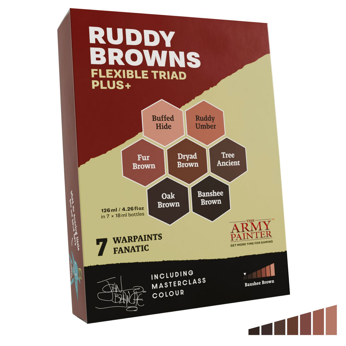 Army Painter – Warpaints Fanatic: Ruddy Browns Flexible Triad Plus