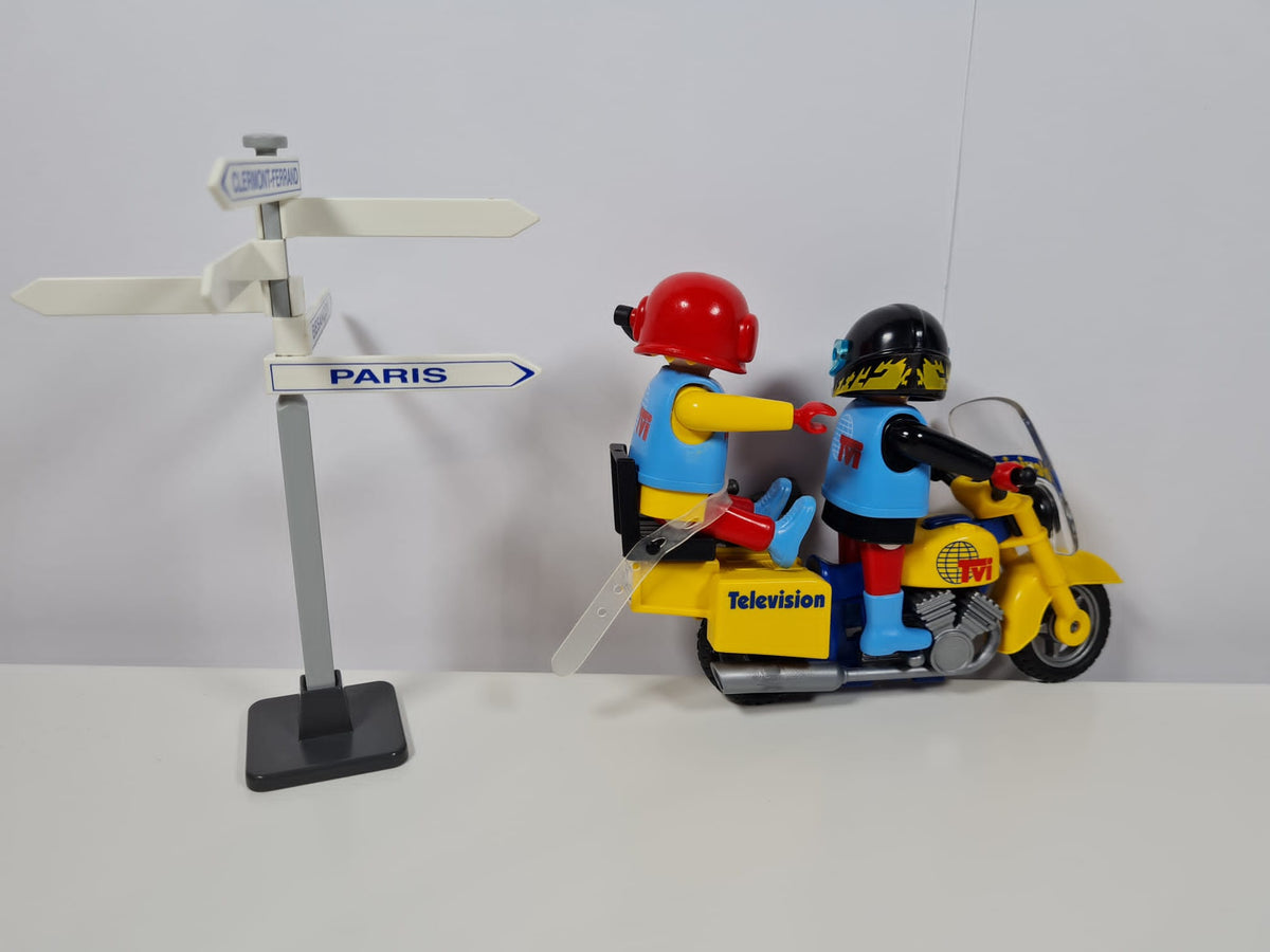Playmobil TV Motorrad mit Kameramann (3847) - 0564