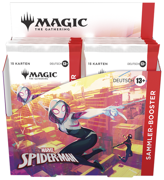 Magic the Gathering - Marvel's Spider-Man - Sammler-Booster-Display (12 Sammler-Booster) - deutsch