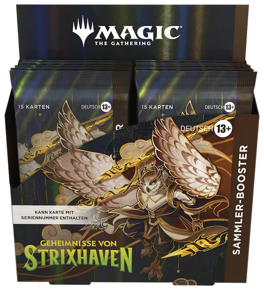 Magic the Gathering - Geheimnisse von Strixhaven - Sammler-Booster-Display (12 Sammler-Booster) - deutsch