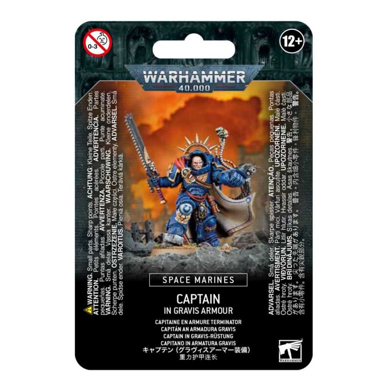 Warhammer 40.000 - Space Marines – Captain in Gravis-Rüstung (48-70)