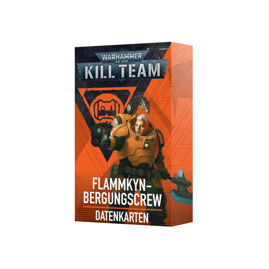 Warhammer 40.000 - Leagues of Votann - Kill Team: Datenkarten Flammkyn Bergungscrew - Deutsch (103-70)