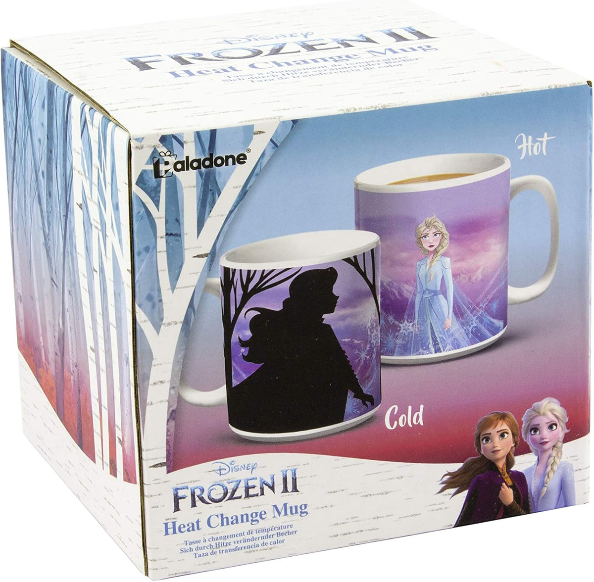 Disney - Eiskönigin / Frozen - Thermoeffekt Farbwechsel Tasse, Becher - 300ml