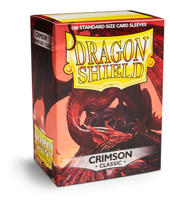Dragon Shield - Crimson - Classic Sleeves - Standard Size (100)
