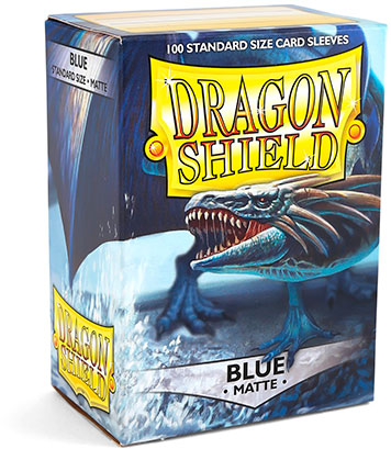 Dragon Shield - Blue - Matte Sleeves - Standard Size (100)