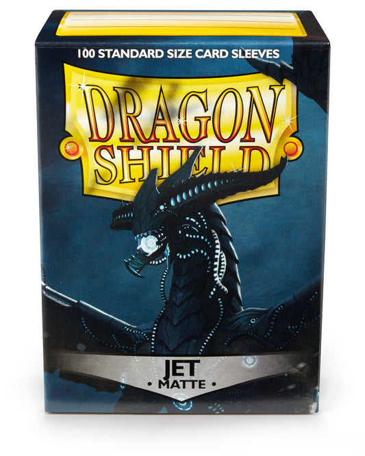 Dragon Shield - Jet - Matte Sleeves - Standard Size (100)