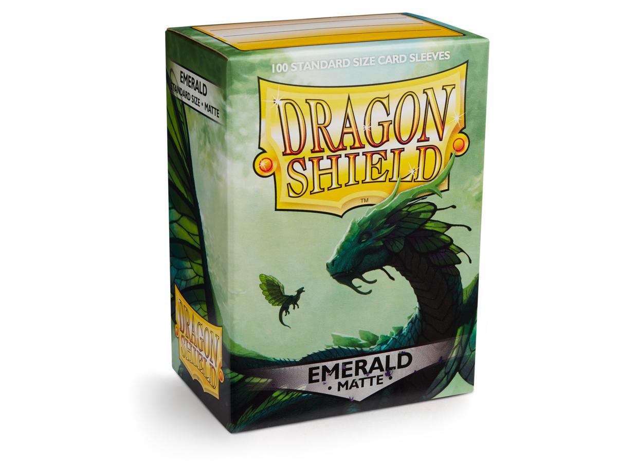 Dragon Shield - Emerald - Matte Sleeves - Standard Size (100)