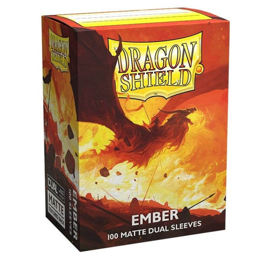 Dragon Shield - Ember - Matte Dual Sleeves - Standard Size (100)