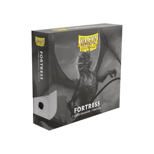 Dragon Shield - Fortress 3-Card Drawers - Vertical - White