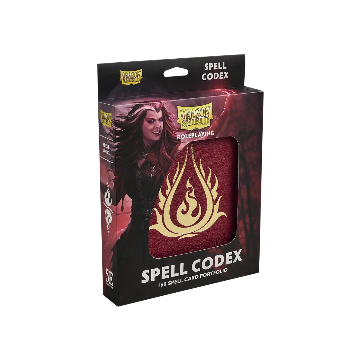 Dragon Shield - Spell Codex - Blood Red