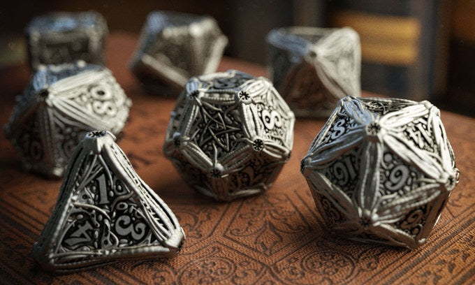 Call of Cthulhu: Metal Dice Set (7) - Würfel
