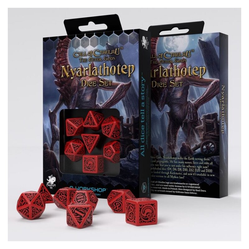 Call of Cthulhu: The Outer Gods - Nyarlathotep Dice Set (7) - Würfel